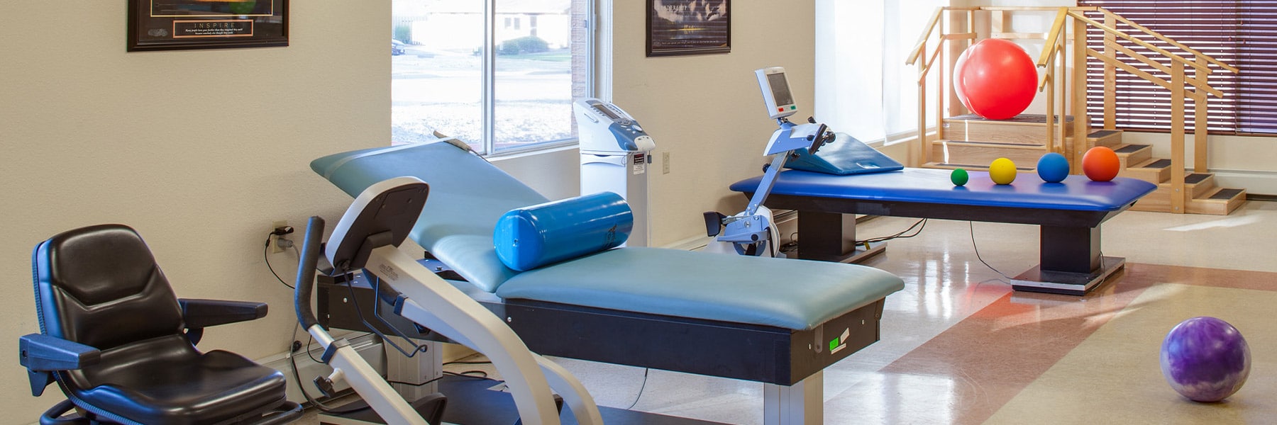 In-house rehab gym at Pikes Peak Post Acute